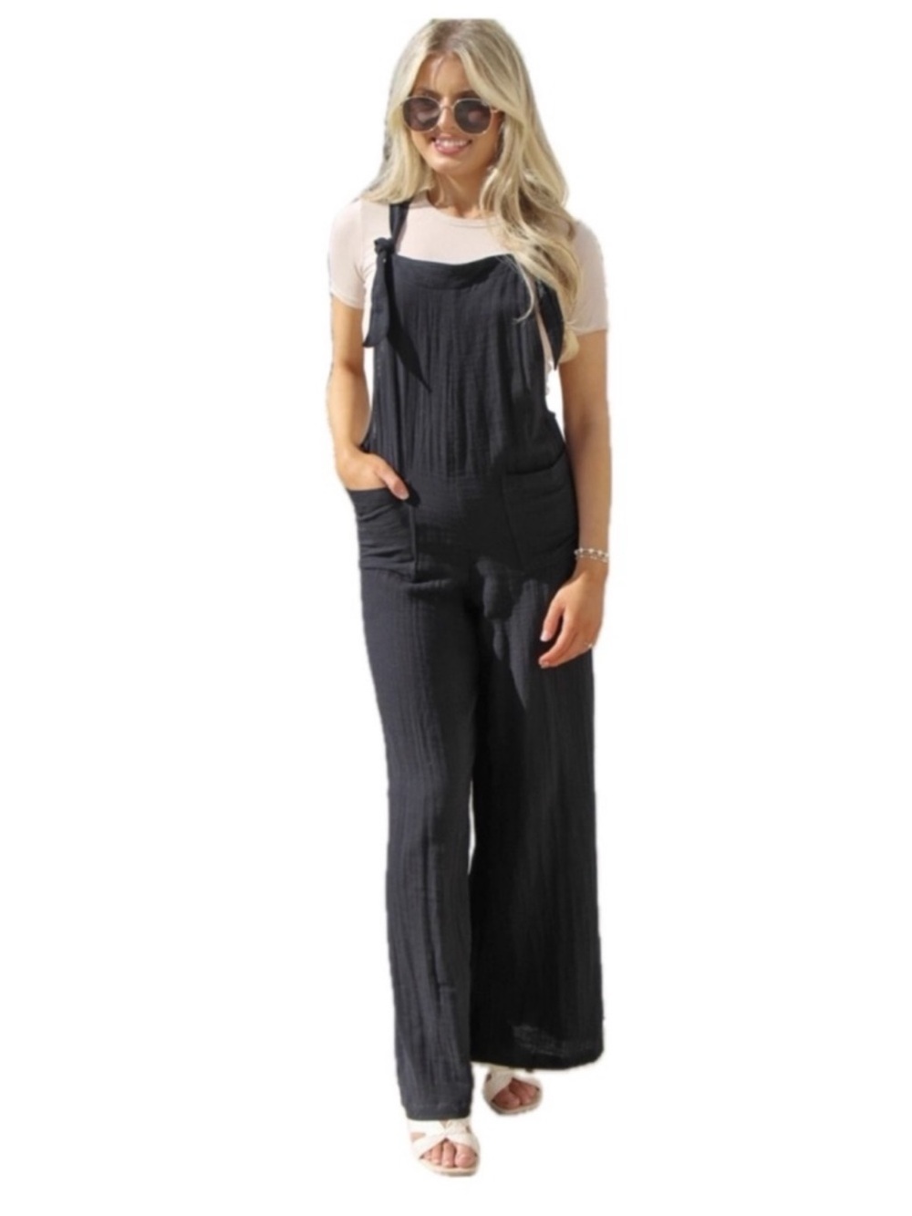 Lotus and Luna retired antique black jumpsuit NWT size PM